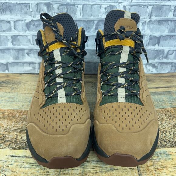 Merrell Moab Speed 2 Mid Tan Leather Hiking Boots J038425 Mens Size 13 New main image 5